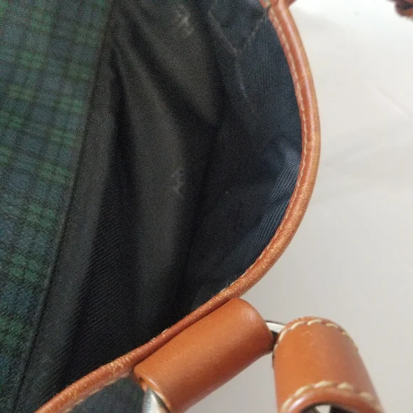Vintage Ralph Lauren Plaid Barrel Purse - Picture 9 of 16